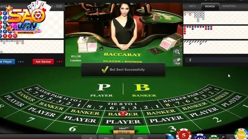 sảnh baccarat cách tính điểm